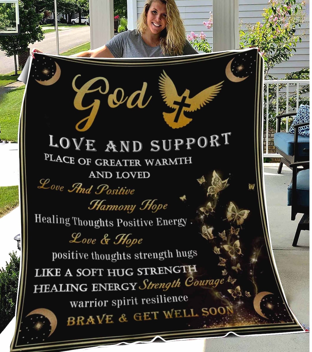 Bible Verse Jesus Blanket Christian Gift Religious Throw Etsy