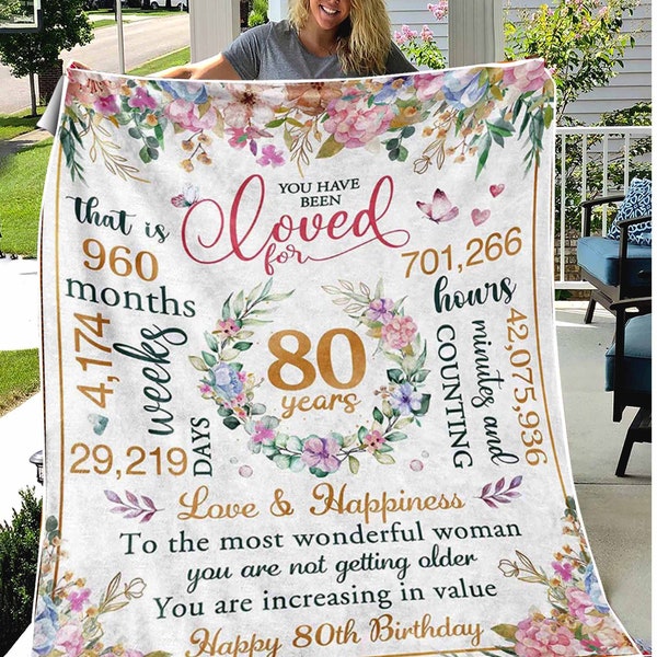 80th Gift for Mother Etsy