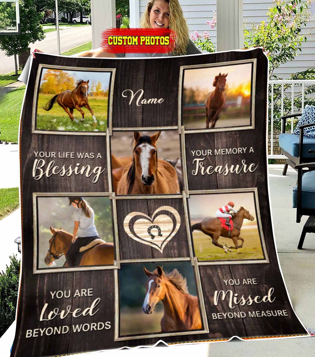 Personalized Horse Memorial Gifts Remembrance Horse Photo Etsy