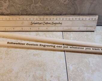 Custom Engraved Drumsticks (2 Sticks Included)