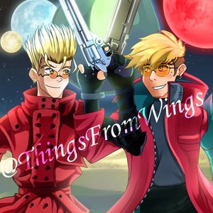 Vash and Vash Print I 11x17