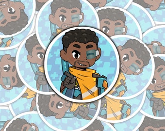 Baptiste Overwatch Sticker/Button