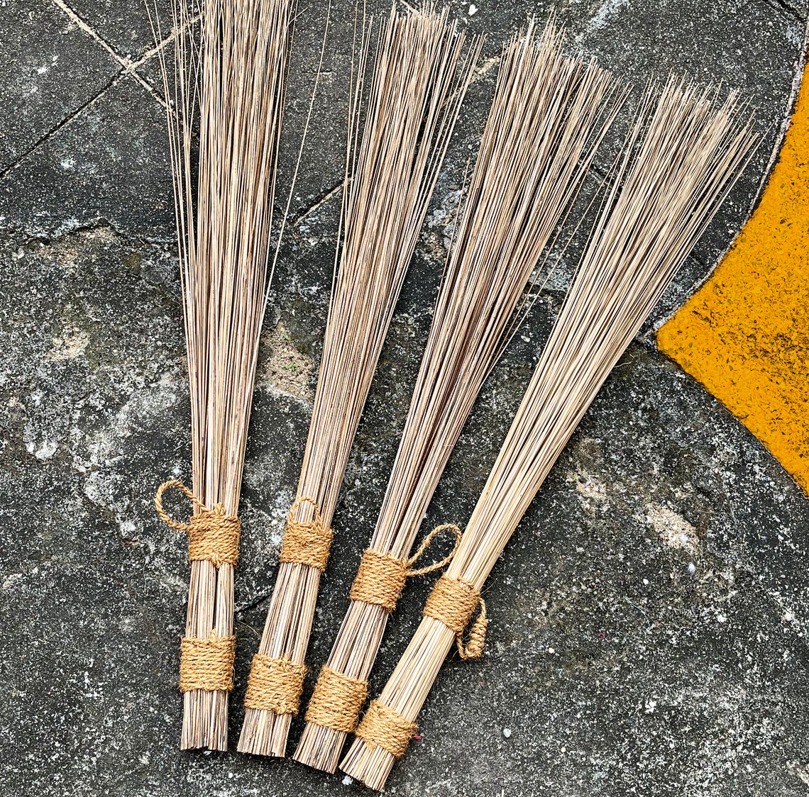Grandma's Kitchen Hand Broom, Japanese Hand Brooms, Natural Coconut Heavy Duty Hand Brooms