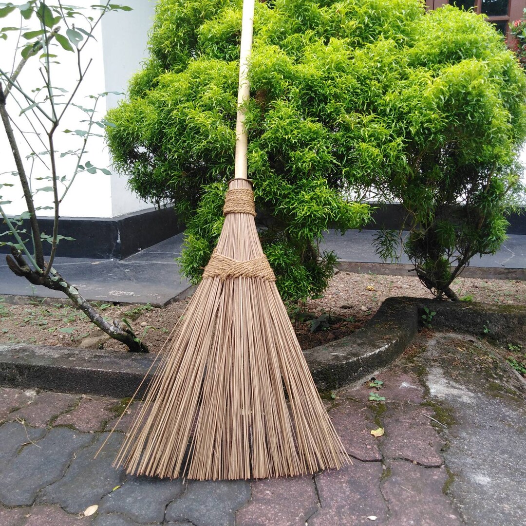 Eco Outdoor Brooms Natural Coconut Garden Yard Broom Kids Etsy