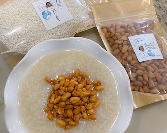 Cacahuetes Tostados (Azi) – Auténticos Cacahuetes Togoleses – Snack de África Occidental – Crujientes y ricos en proteínas – Hechos en Togo – 300 g