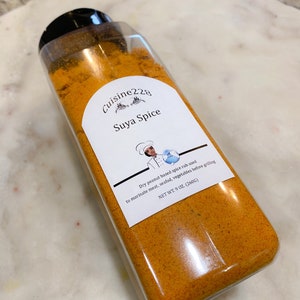 Auténtica Africana Suya (Piment de Tchintchinga) - Totalmente Natural y Sin Gluten - Mezcla de especias artesanales - Mezcla de especias