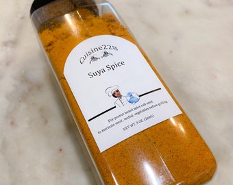 Authentic African Suya (Piment de Tchintchinga) - All-Natural and Gluten Free - Handcrafted Spice Blend - Spice blend