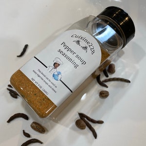 Pepper soup Seasoning Blend - All-Natural and Gluten Free - Handcrafted Spice Blend - Spice blend