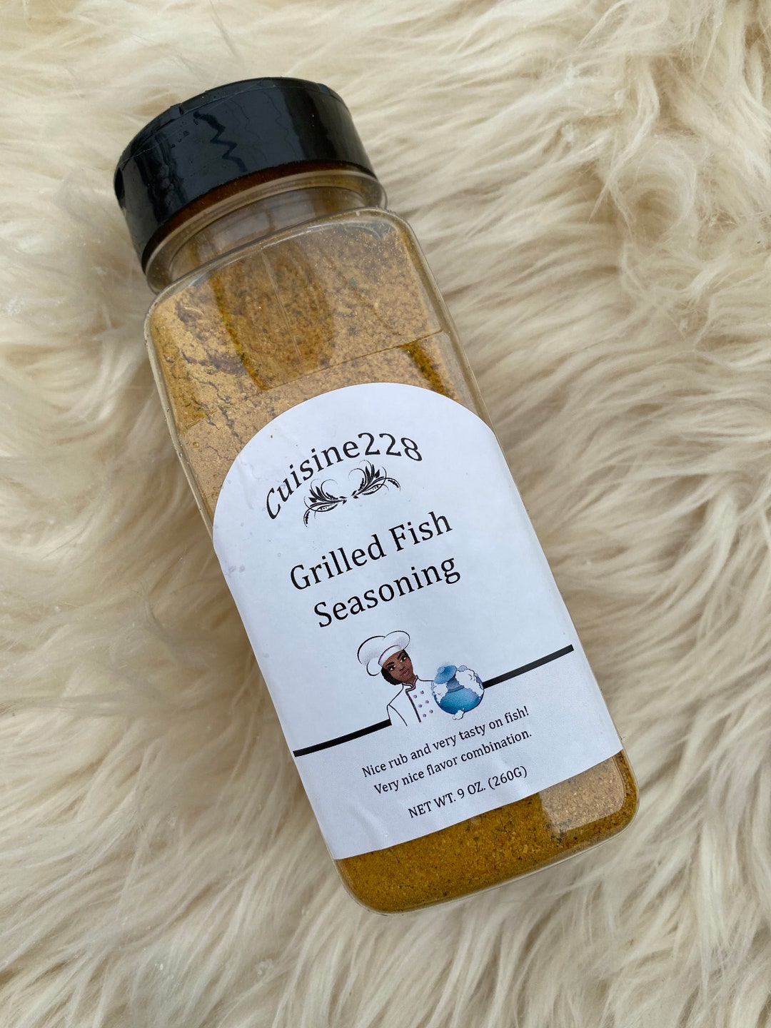 Grilled Fish Seasoning Allnatural and Gluten Free Etsy