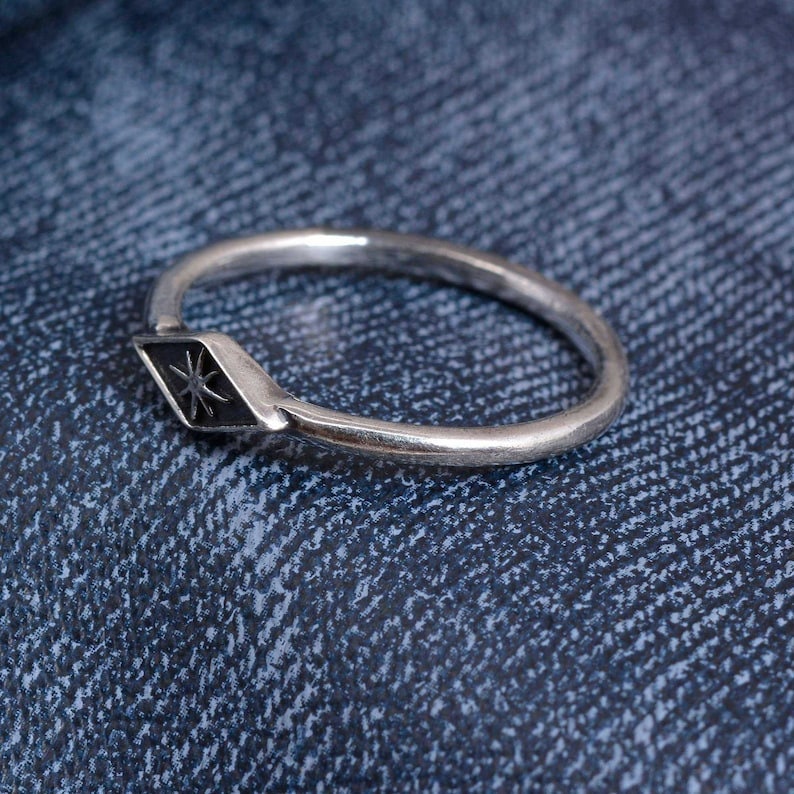 Star Brass Ring,Handmade Ring,Vintage Rings,Boho Rings, Minimalist Ring,Gift Ring, Anniversary Ring,Wedding Ring,Deco Ring,Gift For Her image 5