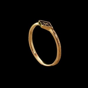 Star Brass Ring,Handmade Ring,Vintage Rings,Boho Rings, Minimalist Ring,Gift Ring, Anniversary Ring,Wedding Ring,Deco Ring,Gift For Her image 2