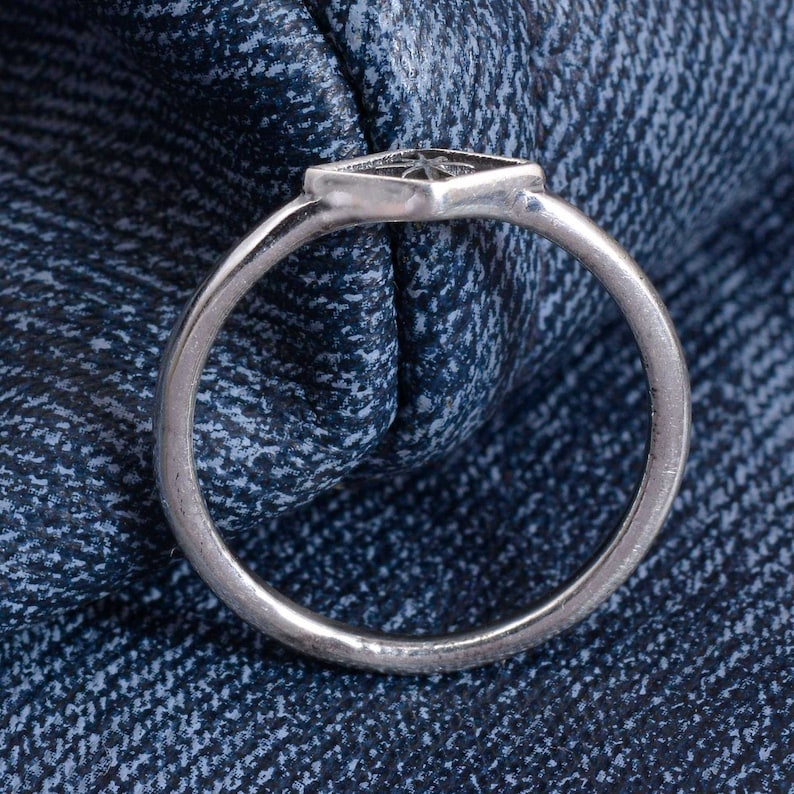 Star Brass Ring,Handmade Ring,Vintage Rings,Boho Rings, Minimalist Ring,Gift Ring, Anniversary Ring,Wedding Ring,Deco Ring,Gift For Her image 4