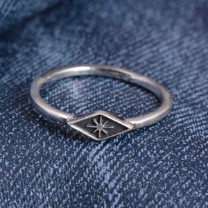 Star Brass Ring,Handmade Ring,Vintage Rings,Boho Rings, Minimalist Ring,Gift Ring, Anniversary Ring,Wedding Ring,Deco Ring,Gift For Her Silver