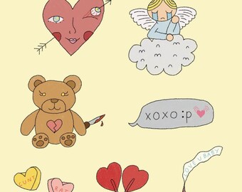 Valentines Day Stickers