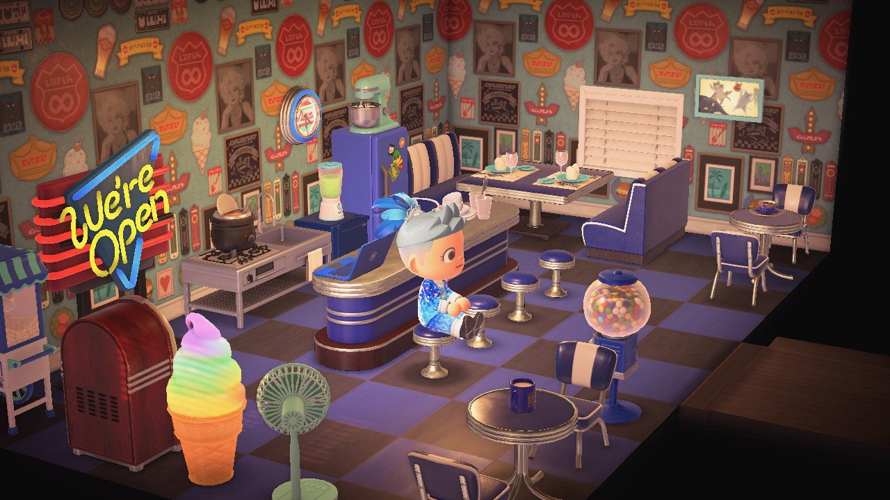 Animal Crossing New Horizons Diner Set Etsy