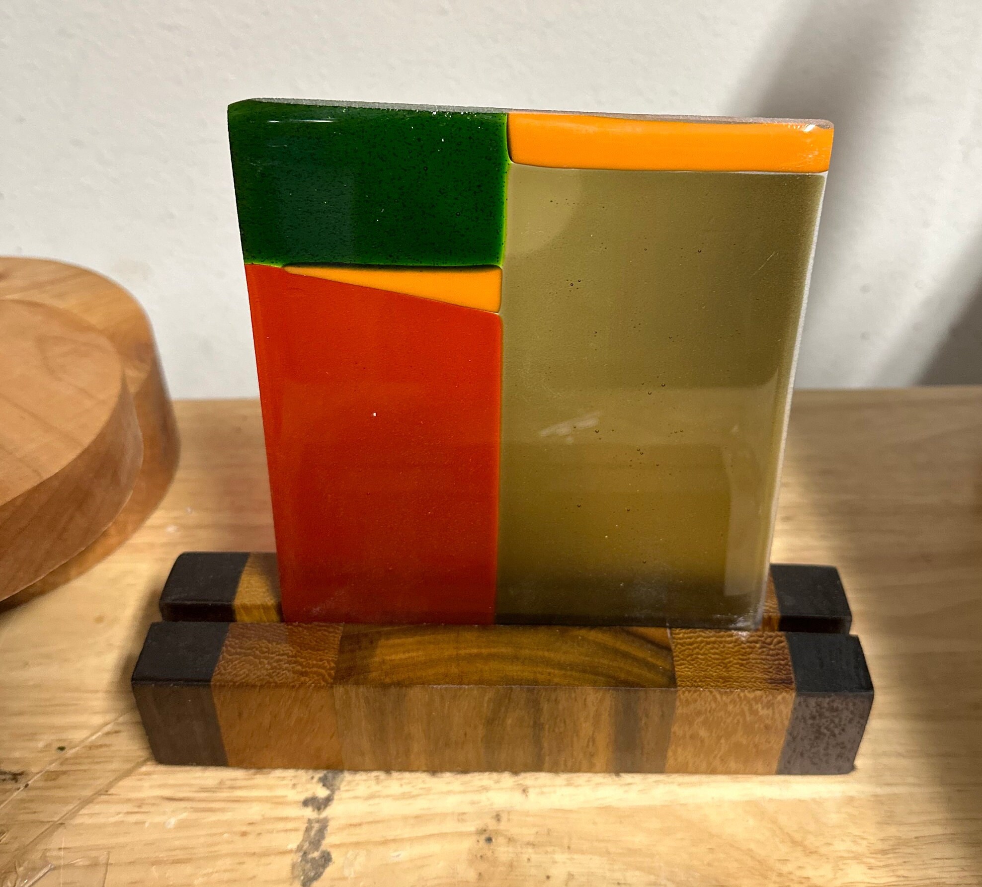 Wood Flat Panel Stand Etsy