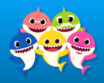 Baby Shark Clipart Etsy