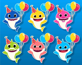 Baby Shark Birthday Svg Etsy