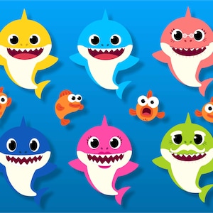 Baby Shark Png Etsy Baby Shark Png Etsy