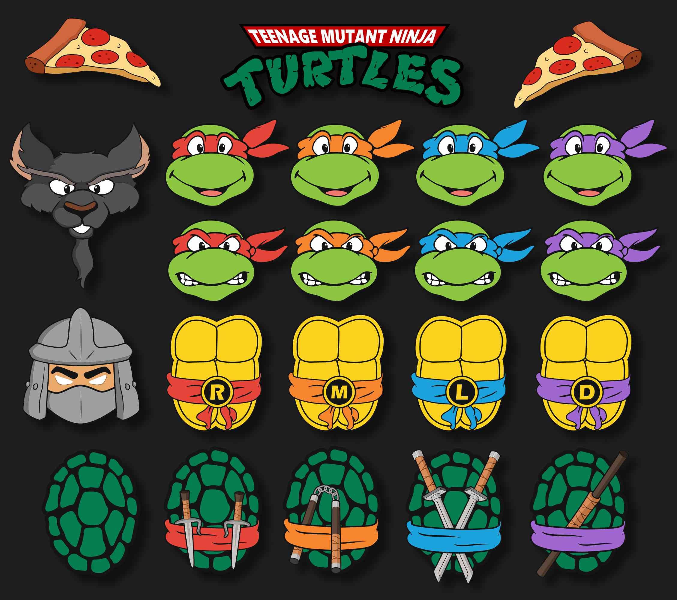 Clipart Svg Tmnt Teenage Mutant Ninja Turtle Svg Turtles Svg Clipart ...