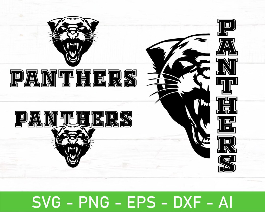 Panthers SVG Bundle, Panthers Football Svg, Eps, Dxf, Ai, Png, Files