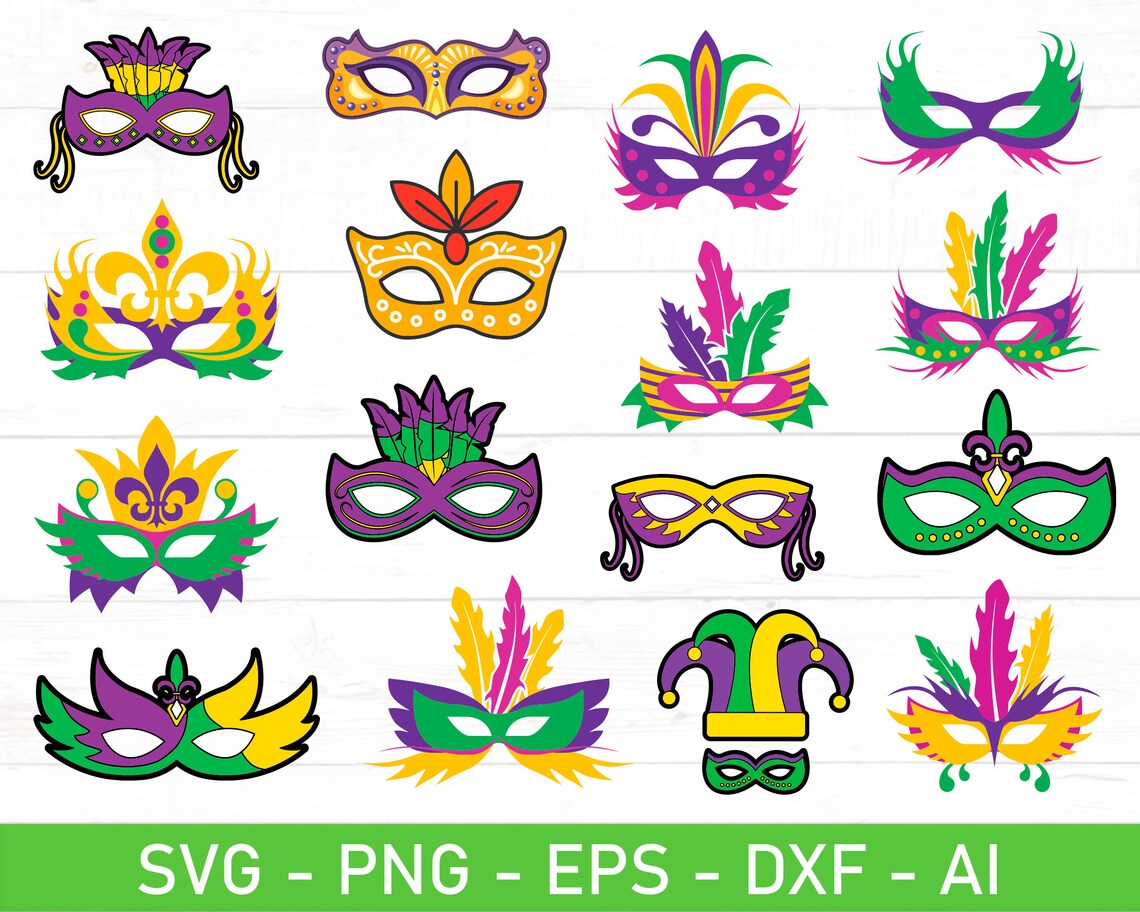 free svg mardi gras mask