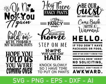 Doormat SVG Bundle, Funny SVG Doormat Bundle, Funny Doormat svg, eps, dxf, ai, png, Files For Cricut