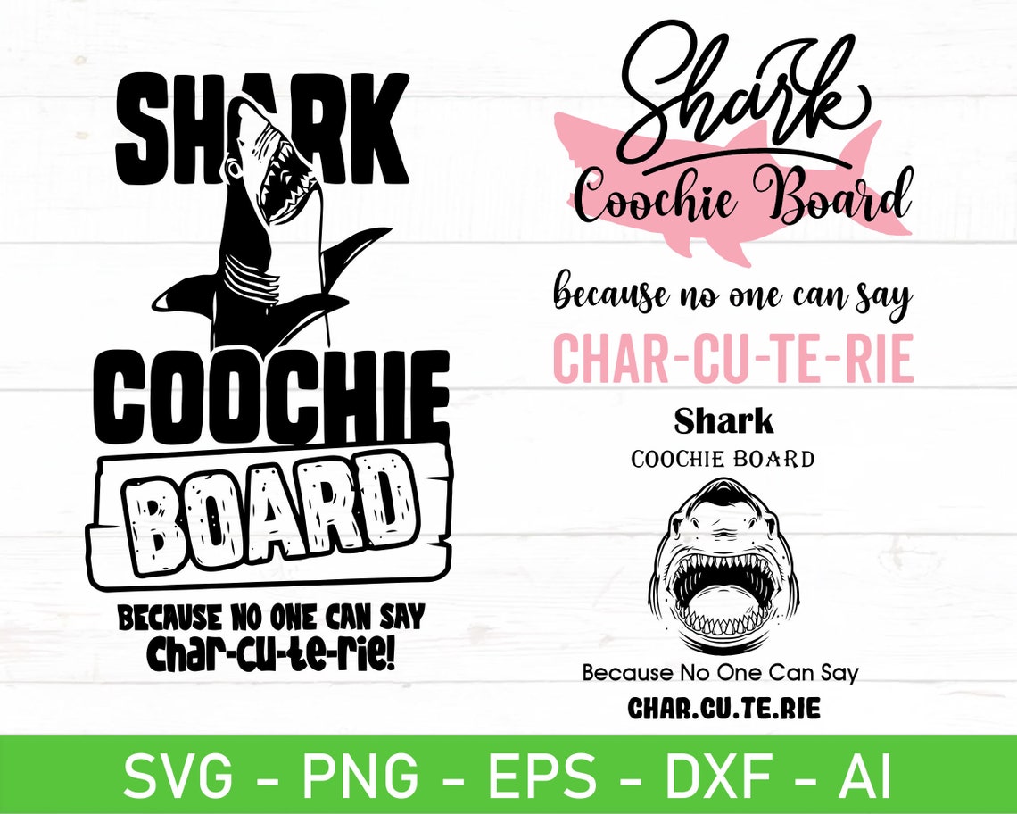 Shark Coochie Board SVG Charcuterie Board Svg Shark Coochie - Etsy