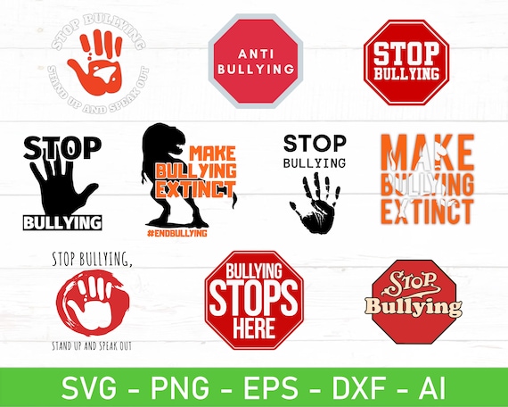 Mobbing Sticker Kein Mobbing Schild, Clipart Suchbegriff: 'nein Zu Mobbing' Sticker