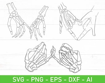Skeleton Hands Pinky Swear svg, Pinky Promise svg
