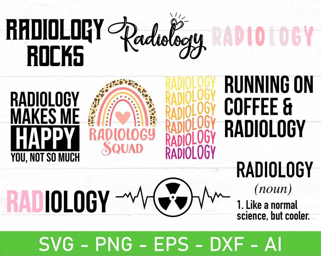 Radiology SVG Bundle, Radiologist Svg, Love Radiology Svg, Radiology