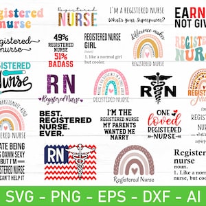Oncology Nurse SVG Bundle, eps, dxf, ai, png, Files For Cricut