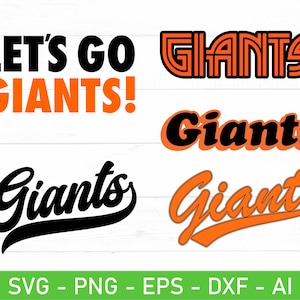 Pacchetto SVG dei Giants, Pacchetto PNG dei Giants, Vai Giants SVG