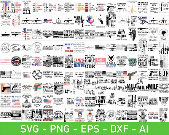 156バンドル19 in 1、憲法修正第2条svg、憲法修正第2条svg、銃の権利