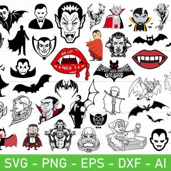Vampires Svg Etsy