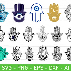 Humsa svg png Bundle, Humsa Hand svg, Evil Eye svg Bundle, Turkish Eye svg, Evil Eye Protection svg
