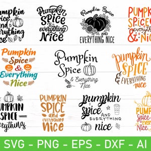 Zucca speziata e tutto il resto svg, eps, dxf, ai, png, file per Cricut