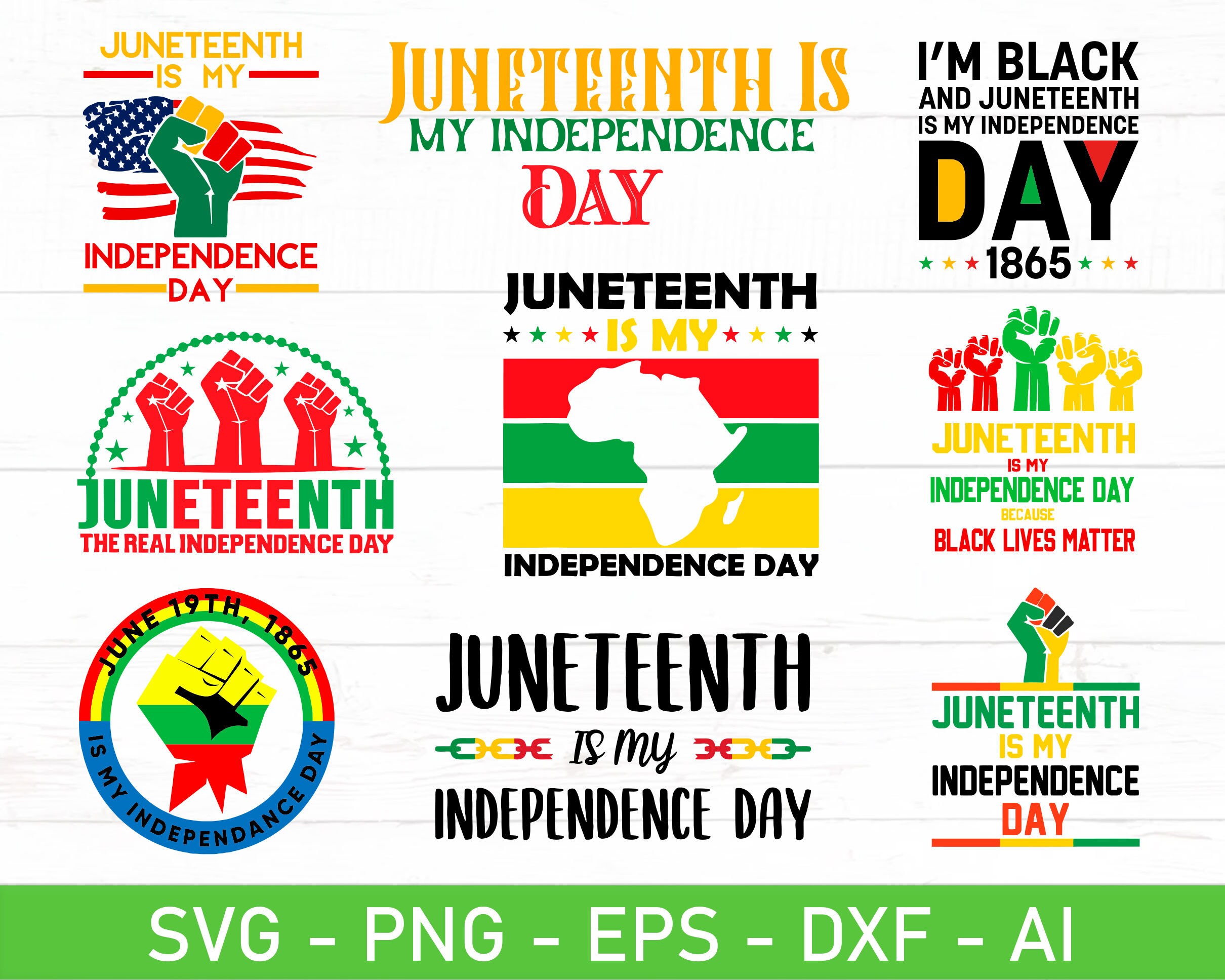 Juneteenth is My Independence Day Svg, Anti July 4th Svg