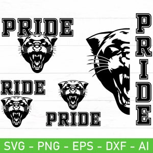 Panthers Pride svg, eps, dxf, ai, png, Files For Cricut