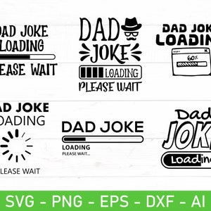 Papa Joke Laden svg, lustiges Papa Shirt svg, eps, dxf, ai, png, Dateien für Cricut