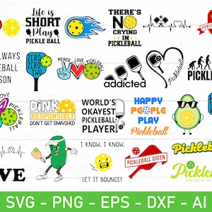 Pickleball svg png Bundle, Pickleball Shirt svg, Pickleball Mama svg, I Love Pickleball svg