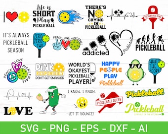 Pickleball svg png Bundle, Pickleball Shirt svg, Pickleball Mama svg, I Love Pickleball svg