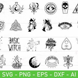 Mystical svg, eps, dxf, ai, png, Files For Cricut