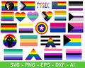 Pride Flag svg, Progress pride svg, inclusive pride flag svg, LGBT Flag svg, Rainbow Flag svg, eps, dxf, ai, png, Files For Cricut product logo