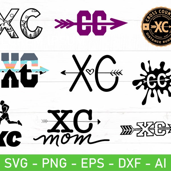 Cross Country SVG PNG Bundle, XC svg Bundle