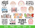 School Nurse svg Bundle, School Nurse Shirt Svg, Nurse Life Svg, eps, dxf, ai, png, Files For Cricut product logo