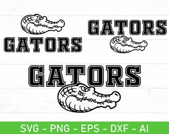 Bundle SVG Gators, Gators football svg, eps, dxf, ai, png, fichiers pour Cricut