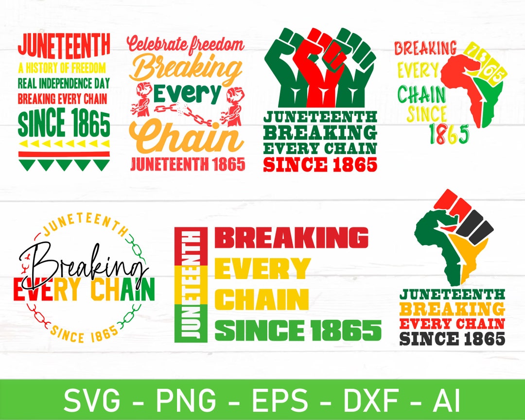 Breaking Every Chain Svg, Breaking Every Chain Since 1865 Svg, Eps, Dxf, Ai, Png