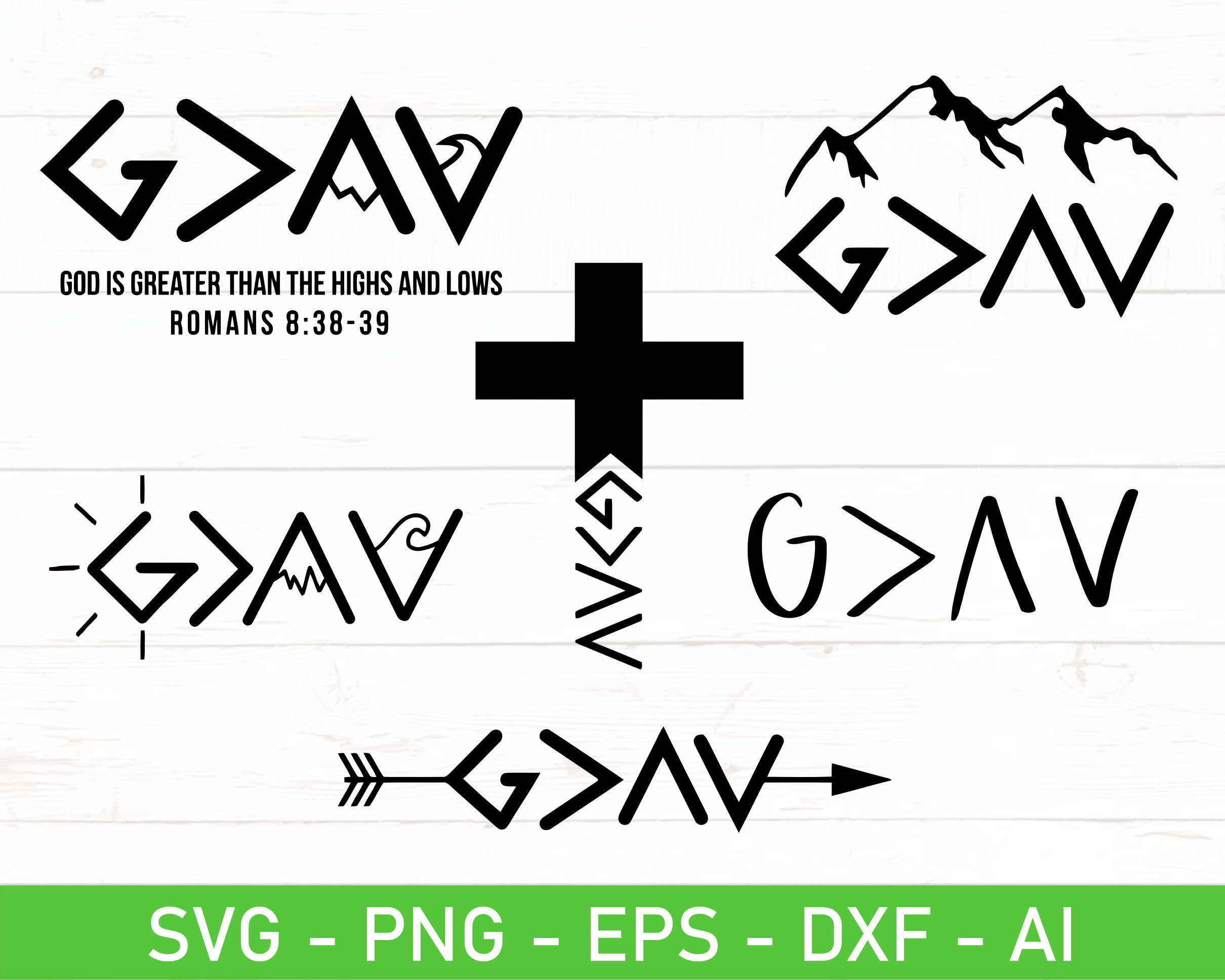 God Is Greater Than Highs And Lows Symbol