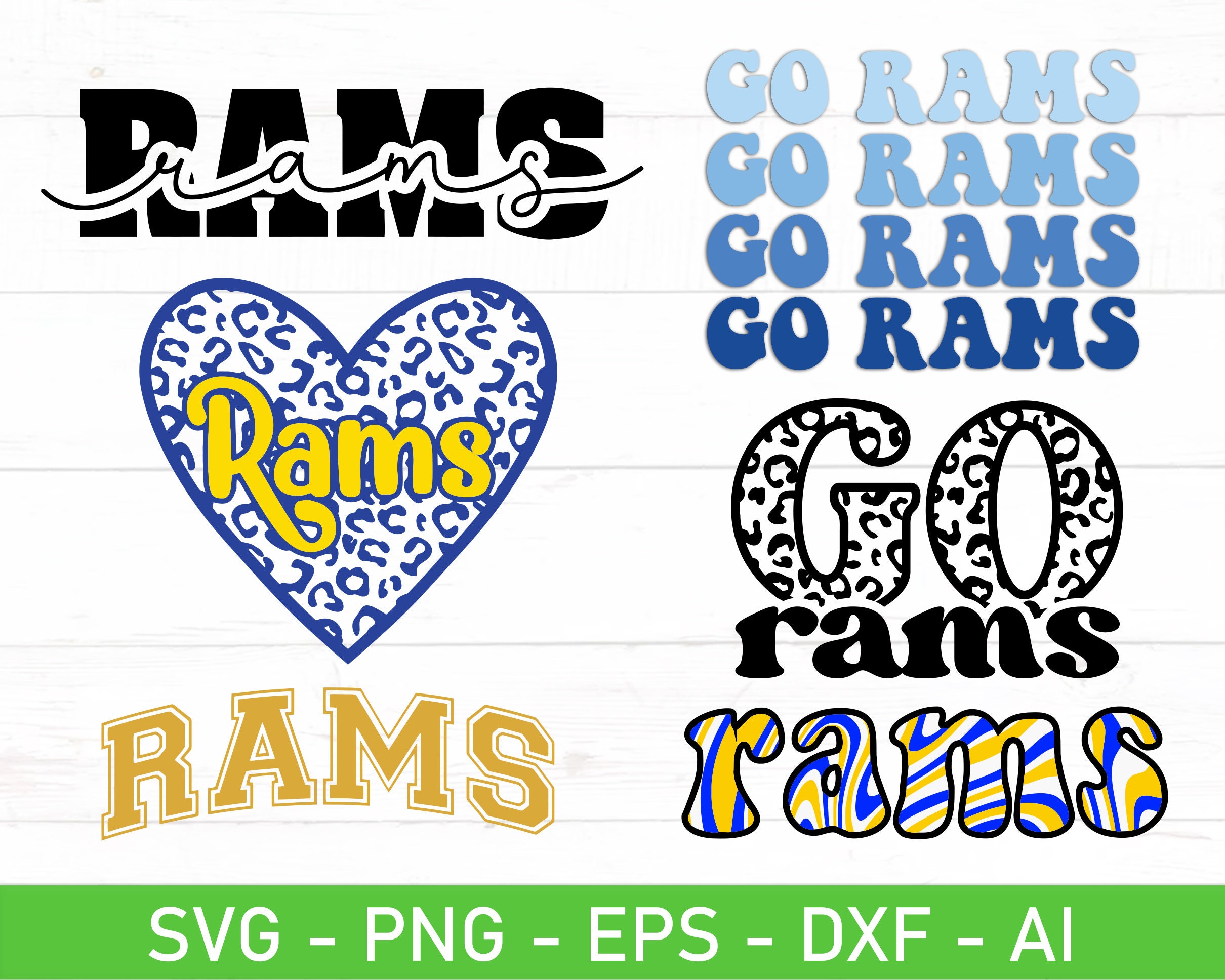 Only Rams Sticker Svg Rams Svg Bundle, Rams Png Bundle, Go Rams Svg - Etsy